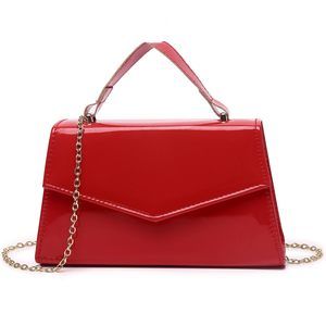 Evening Handbag Patent Leather Purse Wedding Party Bridal ^-^